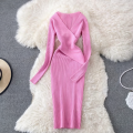 Knit dress PINK - Изображение 5